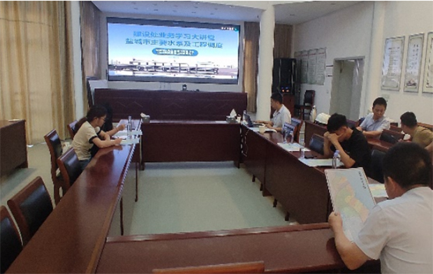 走進水利建設，深入水網建設——機電工程學院鹽城水網建設調查研究團赴射陽開展調研