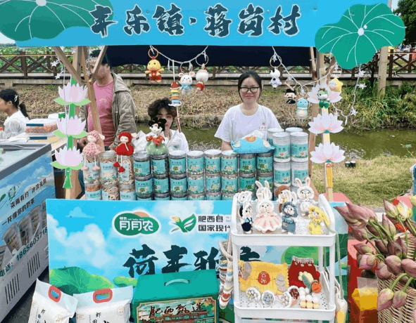 荷香四溢時(shí)，青春助農(nóng)忙 ——合肥大學(xué)城市建設(shè)與交通學(xué)院“三下鄉(xiāng)”助力肥西豐樂荷花節(jié)