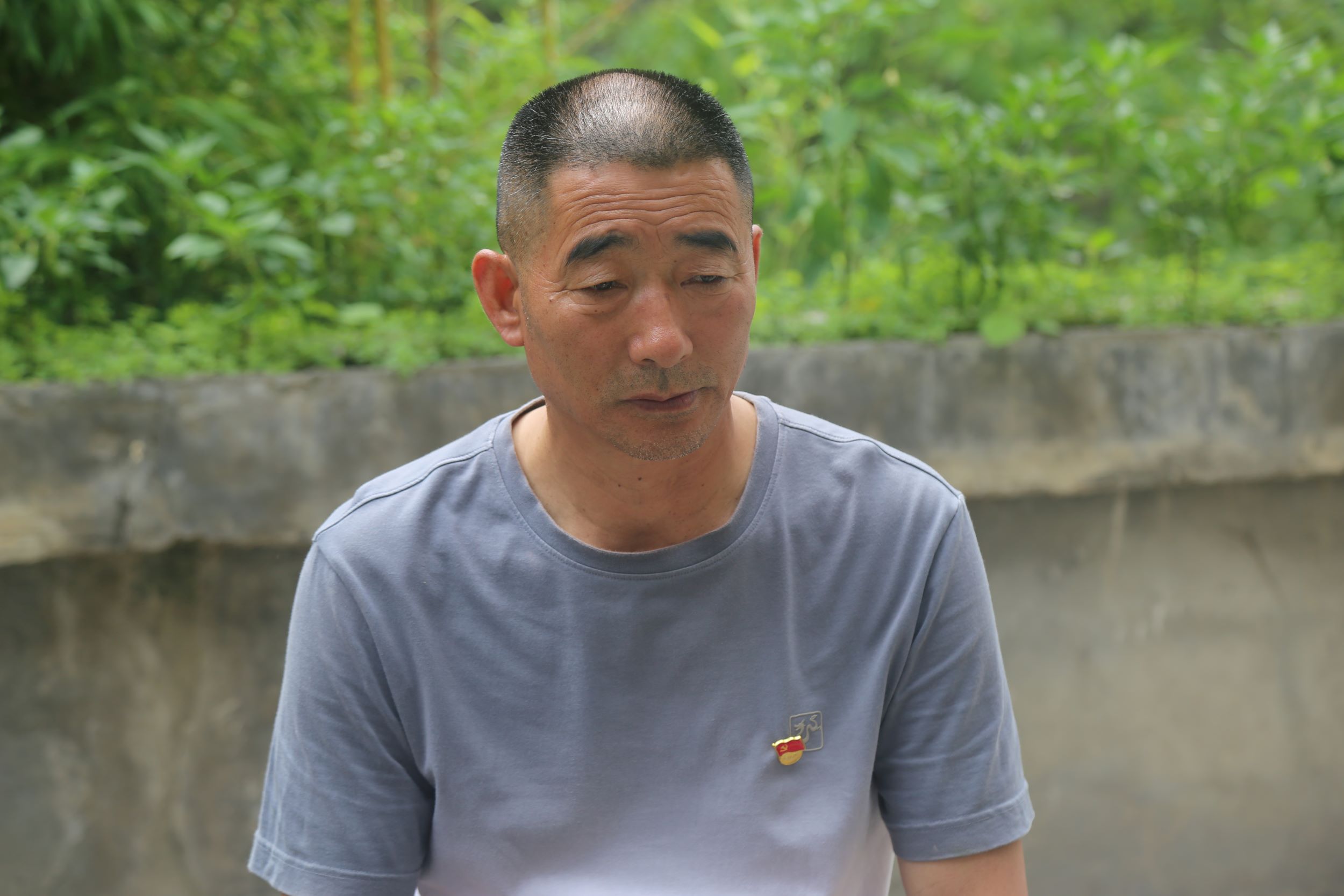 圖為舒友乾書記照片。張世玉 攝