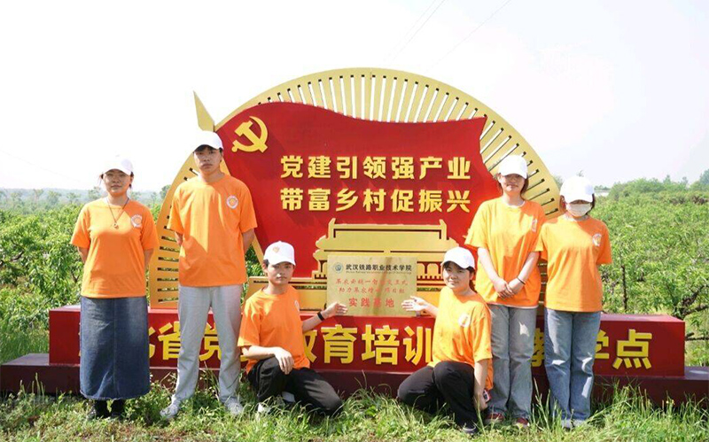 鄉村振興新征程-武漢鐵院果農云銷三下鄉團隊在行動