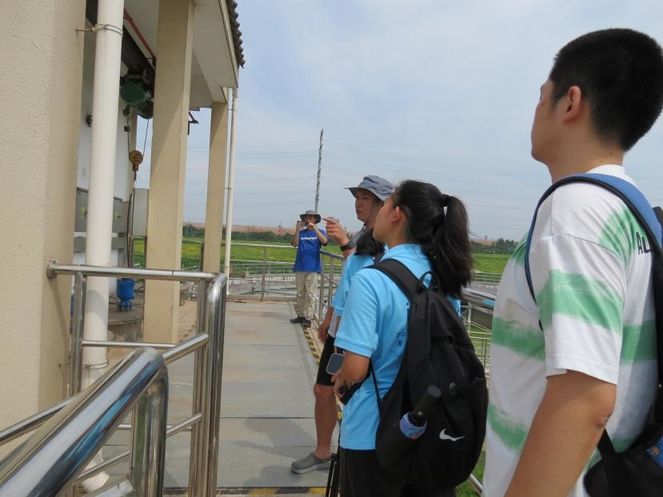 訪水廠明智慧凈水之道，筑基礎得鄉村排污之鑰——河海大學能電院環境院實踐團赴南京城南污水廠學習